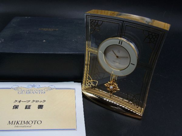 楽天市場】ミキモト 置時計 真珠(置き時計・掛け時計 楽天市場】ミキモト 置時計 真珠(置き時計・掛け時計