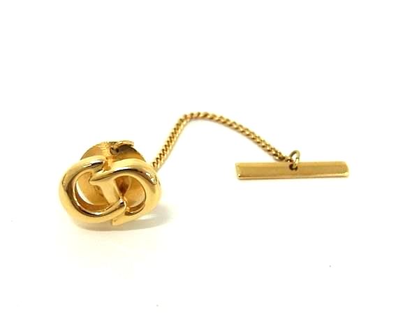 ■極美品■ ChristianDior クリスチャンディオール ヴィンテージ CDロゴ ネクタイピン アクセサリー メン..