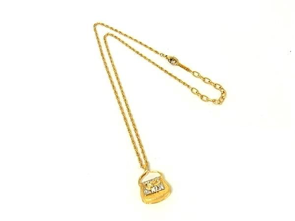 Coral Pink - ■美品■ NINA RICCI ニナリッチ リボン ネックレス ペンダント アクセサリー レディース ゴールド系 DJ2661