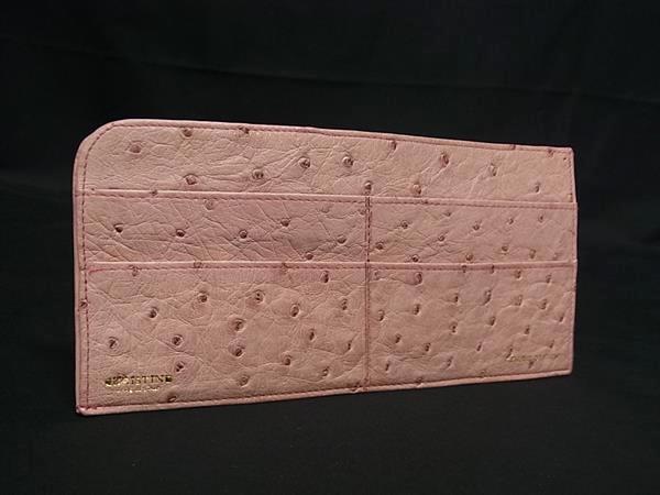 樂天商城 - ■極上■本物■美品■ オーストリッチ 長財布 札入れ カードケース カード入れ レディース ピンク系 DJ2863
