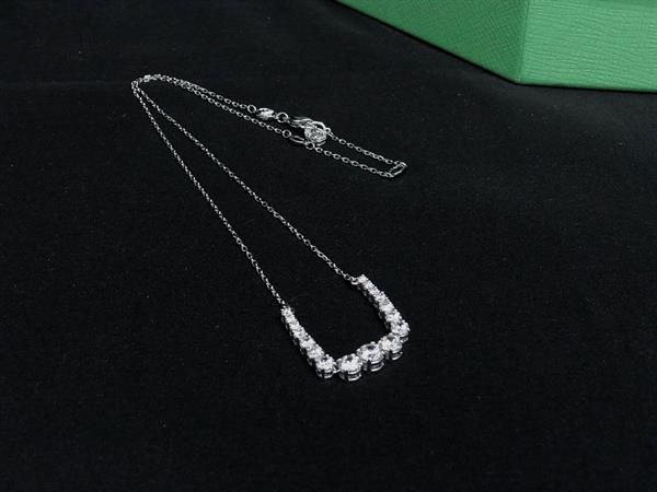 Turquoise - ■新品■未使用■ SWAROVSKI スワロフスキー クリスタル ストーン ネックレス アクセサリー レディース シルバー系 FL6540