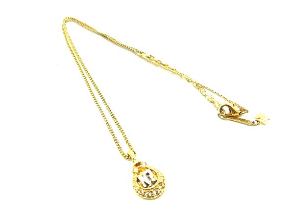 SWAROVSKI - NINA RICCI ニナリッチ ラインストーン ネックレス ペンダント アクセサリー レディース ゴールド系 DH7531