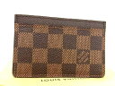 ルイ・ヴィトン 名刺入れ ■新品■未使用■ LOUIS VUITTON ルイヴィトン N61722 ダミエ ポルトカルト サーンプル カードケース 名刺入れ ブラウン系 AJ1270オZ