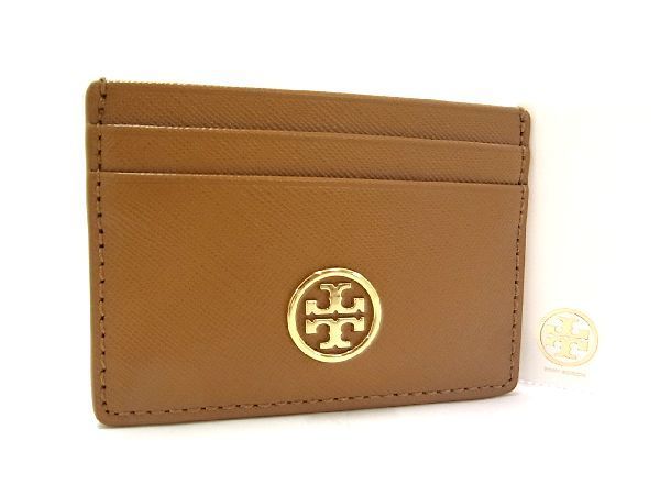 トリーバーチ ■新品■未使用■ TORY BURCH トリーバーチ レザー カードケース カード入れ パスケース 定期入れ レディース ブラウン系 BD9616