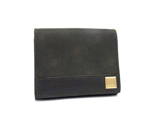 ■美品■ dunhill ダンヒル PVC×レザー コインケース コインパース 小銭入れ ウォレット メンズ ブラウン系 DI1535 ■美品■ dunhill ダンヒル PVC×レザー コインケース コインパース 小銭入れ ウォレット メンズ ブラウン系 DI1535
