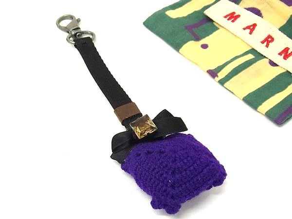 商品情報 ブランド名 MARNI マルニ 状態ランク Aランク(美品) ライン カラーパープル系×ブラック系 素材 サイズ 全長:約16cm ポケット 付属品画像内にあるものが全てになります シリアル及び刻印 状態使用感小　擦れ小　汚れ小　...