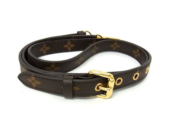 ■極美品■ LOUIS VUITTON ルイヴィトン モノグラム バッグ用 ショルダーストラップ 斜め掛け レディース メンズ ブラウン系 FK3620