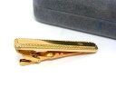■美品■ ChristianDior クリスチャンディオール ネクタイピン タイクリップ アクセサリー 紳士 メンズ ゴールド系 DG3875 冠婚葬祭 結婚式...