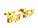 ■美品■ ChristianDior クリスチャンディオール カフリンクス カフスボタン アクセサリー 紳士 メンズ ゴールド系 DG3884 冠婚葬祭 結婚式...