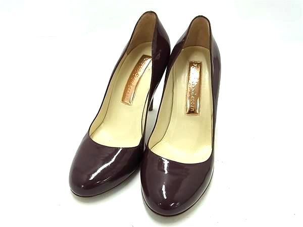 樂天商城 - ■美品■ Rupert Sanderson ルパートサンダーソン パテントレザー ヒール パンプス サイズ35 1/2 (約22.5cm) 靴 シューズ DG3716
