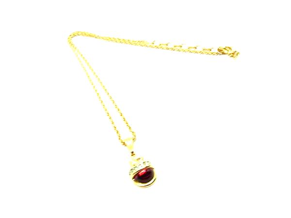 乐天商城 - NINA RICCI ニナリッチ ラインストーン ネックレス ペンダント アクセサリー レディース ゴールド系 DJ6473