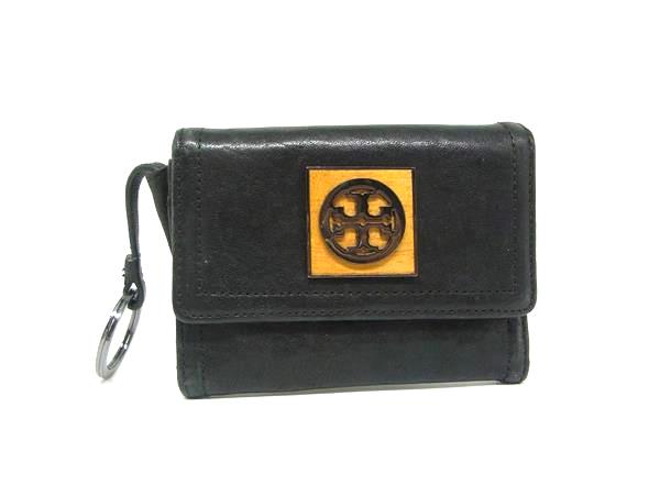 トリーバーチ　グレー レザー キーケース ゴールドロゴ トリーバーチ TORY BURCH トリーバーチ TORY BURCH Robinson