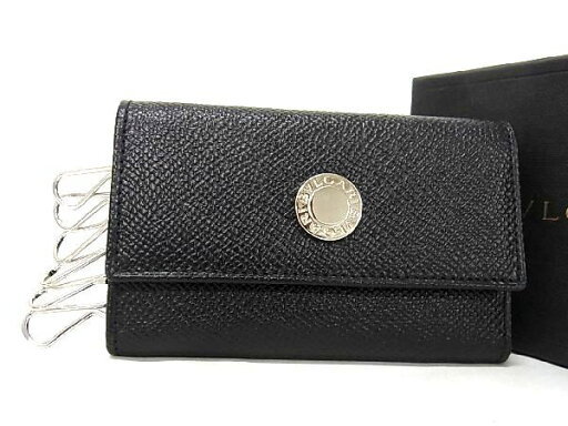 ■新品■未使用■ BVLGARI ブルガリブルガリ レザー 6連 キーケース 鍵入れ メンズ レディース ブラック系 AR4602 ■新品■未使用■ BVLGARI ブルガリブルガリ レザー 6連 キーケース 鍵入れ メンズ レディース ブラック系 AR4602