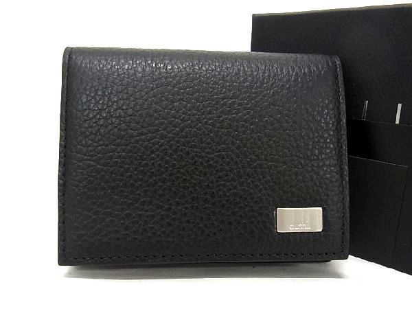 ダンヒル ■新品■未使用■ dunhill ダンヒル レザー コインケース コインパース 小銭入れ メンズ レディース ブラック系 BE6788