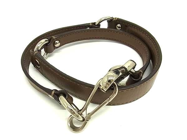 ■美品■ COACH コーチ レザー バッグ用 ショルダーストラップ 肩掛け メンズ レディース ブラウン系 DE3395