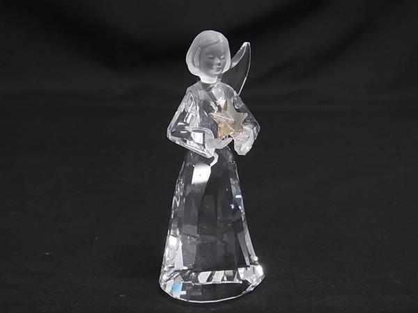 SWAROVSKI スワロフスキー エンジェル オーナメント Merry Christmas 2009年 限定 オブジェ インテリア 置物 クリア DL6272