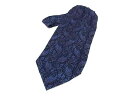 ■極美品■ Aquascutum アクアスキュータム シルク100% ペイズリー柄 ネクタイ ビジネス 紳士 メンズ ブルー系 DE4810