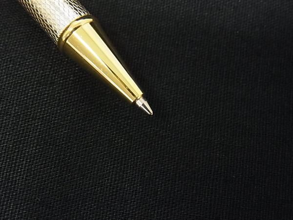 ■美品■ MIKIMOTO ミキモト 本真珠 アコヤ真珠 パール 約3mm ツイスト式 ボールペン ステーショナリー ゴールド系×シルバー系 DE9642