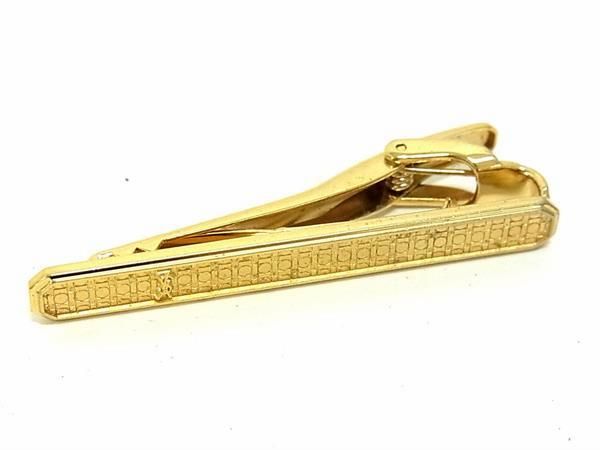 楽天pleasure-Store　楽天市場店■美品■ YVESSAINTLAURENT イヴサンローラン ネクタイピン タイピン アクセサリー ビジネス 紳士 メンズ ゴールド系 DF4345 冠婚葬祭 結婚式 葬式