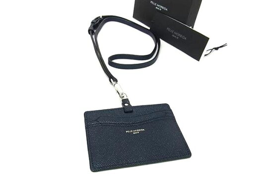■新品■未使用■ PELLE MORBIDA ペッレモルビダ デッキナイン レザー IDケース ネックストラップ カードケース ネイビー系 BM5920 ■新品■未使用■ PELLE MORBIDA ペッレモルビダ デッキナイン レザー IDケース ネックストラップ カードケース ネイビー系 BM5920