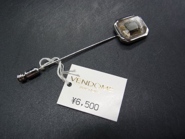 レア！✧刻印有✧ VENDOME ヴァンドーム ビンテージ ブローチ ガラス レア！✧刻印有✧ VENDOME ヴァンドーム ビンテージ ブローチ ガラス