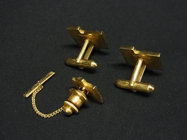 ■美品■ pierre cardin ピエールカルダン カフリンクス カフスボタン ネクタイピン ...