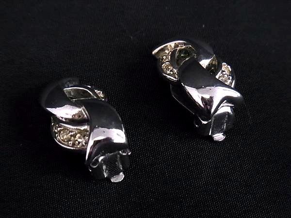 Other - ■美品■ NINA RICCI ニナリッチ ラインストーン クリップ式 イヤリング アクセサリー レディース シルバー系 DG5675