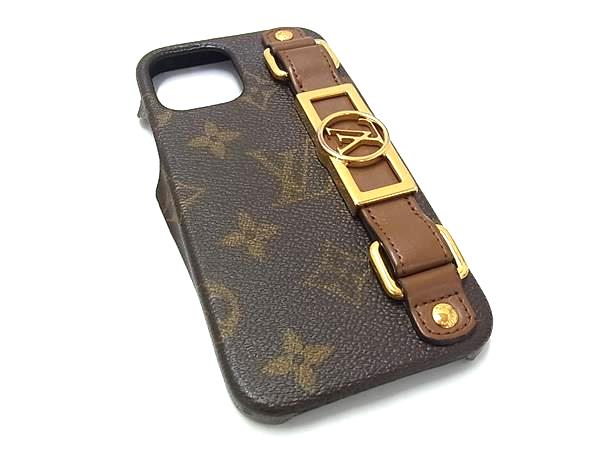 LOUIS VUITTON ルイヴィトン M69782 モノグラム バンパー ドーフィーヌ iPhone12/12Pro 対応 アイフォンケース ブラウン系 GA9929