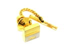 DIOR ディオール チェーン タイタック アクセサリー ビジネス メンズ 紳士 ゴールド系×シルバー系 DF8508