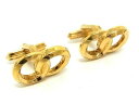 ■美品■ NINA RICCI ニナリッチ カフス カフリンクス カフスボタン アクセサリー ビジネス 紳士 メンズ ゴールド系 DF9014 冠婚葬祭 結婚式...