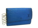 LOUIS VUITTON ルイヴィトン T21882 エピ ミュルティクレ6 6連 キーケース 鍵入れ メンズ レディース ブルー系 DI7983