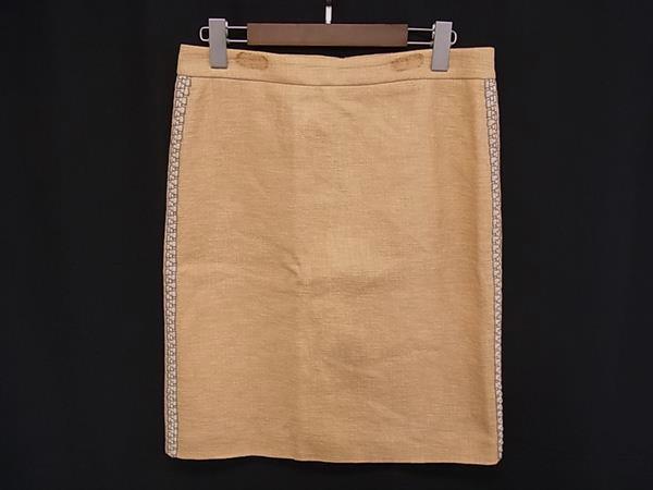 乐天商城 - FENDI フェンディ コットン×レーヨン スカート 表記サイズ46 洋服 ボトムス レディース オレンジ系 DM1416