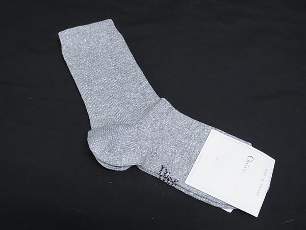 樂天商城 - ■新品■未使用■ ChristianDior ベイビーディオール コットン×ポリアミド×ポリエステル ラメ 靴下 ソックス グレー系 DM1436
