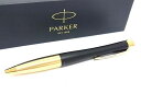 ■新品同様■ PARKER パーカー ツイスト式 ボールペン 筆記用具 文房具 ステーショナリー メンズ ブラック系×ゴールド系 DD4722