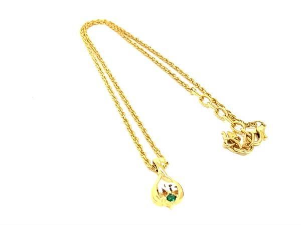 Other - ■美品■ NINA RICCI ニナリッチ ラインストーン ネックレス ペンダント アクセサリー レディース ゴールド系 DF4704