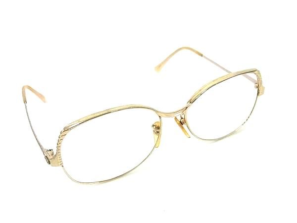 Sunglasses - 度入り 眼鏡 メガネ めがね レディース ゴールド系 DE3448