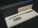 ■極美品■ CROSS クロス ツイスト式 ボールペン 筆記用具 文房具 ステーショナリー レディース メンズ シルバー系 DF4867