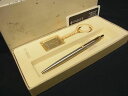 ■美品■ PARKER パーカー ノック式 ボールペン ステーショナリー 文房具 キーホルダー 2点セット シルバー系×ゴールド系 DG0113