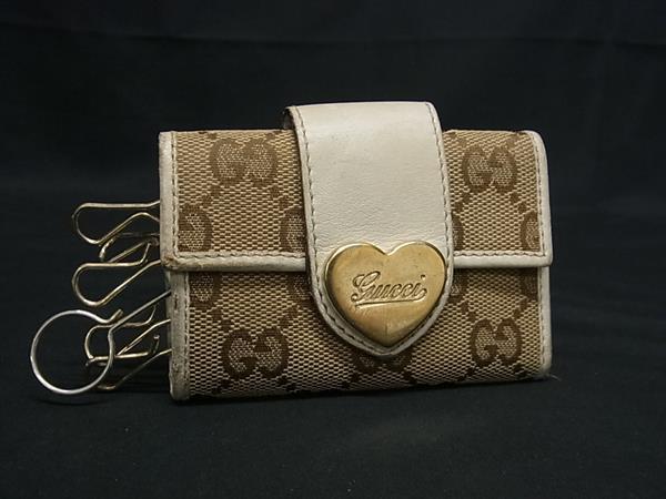 GUCCI ハート キーケース★GGキャンバス★ブラウン GUCCI ハート キーケース☆GGキャンバス☆ブラウン 楽天市場