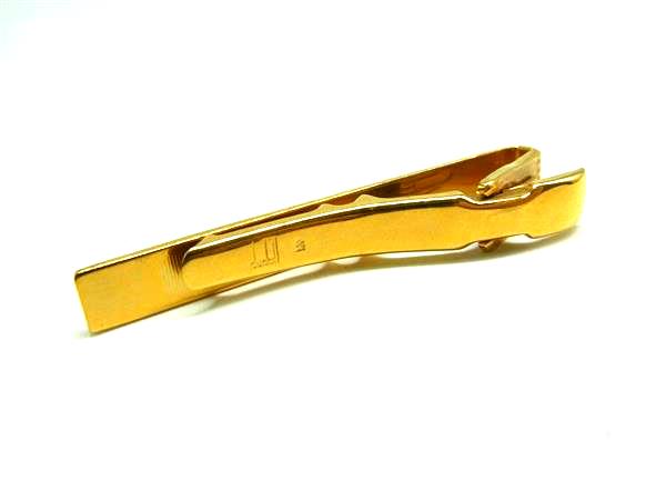 pleasure-Store 楽天市場店のdunhill ダンヒル ネクタイピン タイクリップ アクセサリー 紳士 ビジネス メンズ ゴールド系 DN1067｜アングル2