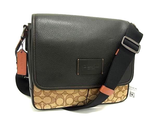 ■新品■未使用■ COACH コーチ CE534 スプリント マップ バッグ 25 シグネチャー レザー ショルダーバッグ 肩掛け FJ7588