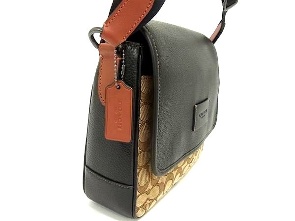 ■新品■未使用■ COACH コーチ CE534 スプリント マップ バッグ 25 シグネチャー レ...