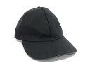 ■極美品■ GUCCI グッチ シェリーライン インターロッキングG コットン キャップ 帽子 メンズ レディース ブラック系 CB1963(3)