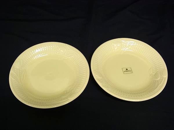 ジバンシィ 食器 ■極美品■ GIVENCHY ジバンシィ フラワー 花柄 ペアプレート 食器 皿 テーブルウェア 2点セット イエロー系 DM2229