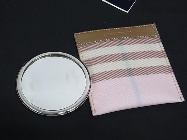 Clothing Accessories (Caps, Ties, Belts) - ■美品■ BURBERRY バーバリー ハンドミラー コンパクトミラー 鏡 手鏡 レディース シルバー系 DM2377