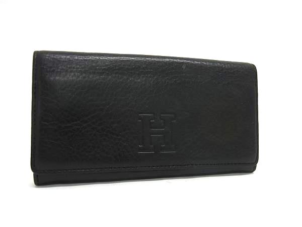 HIROFU ヒロフ レザー 二つ折り 長財布 ウォレット 札入れ 小銭入れ レディース メンズ ブラック系 DM1106