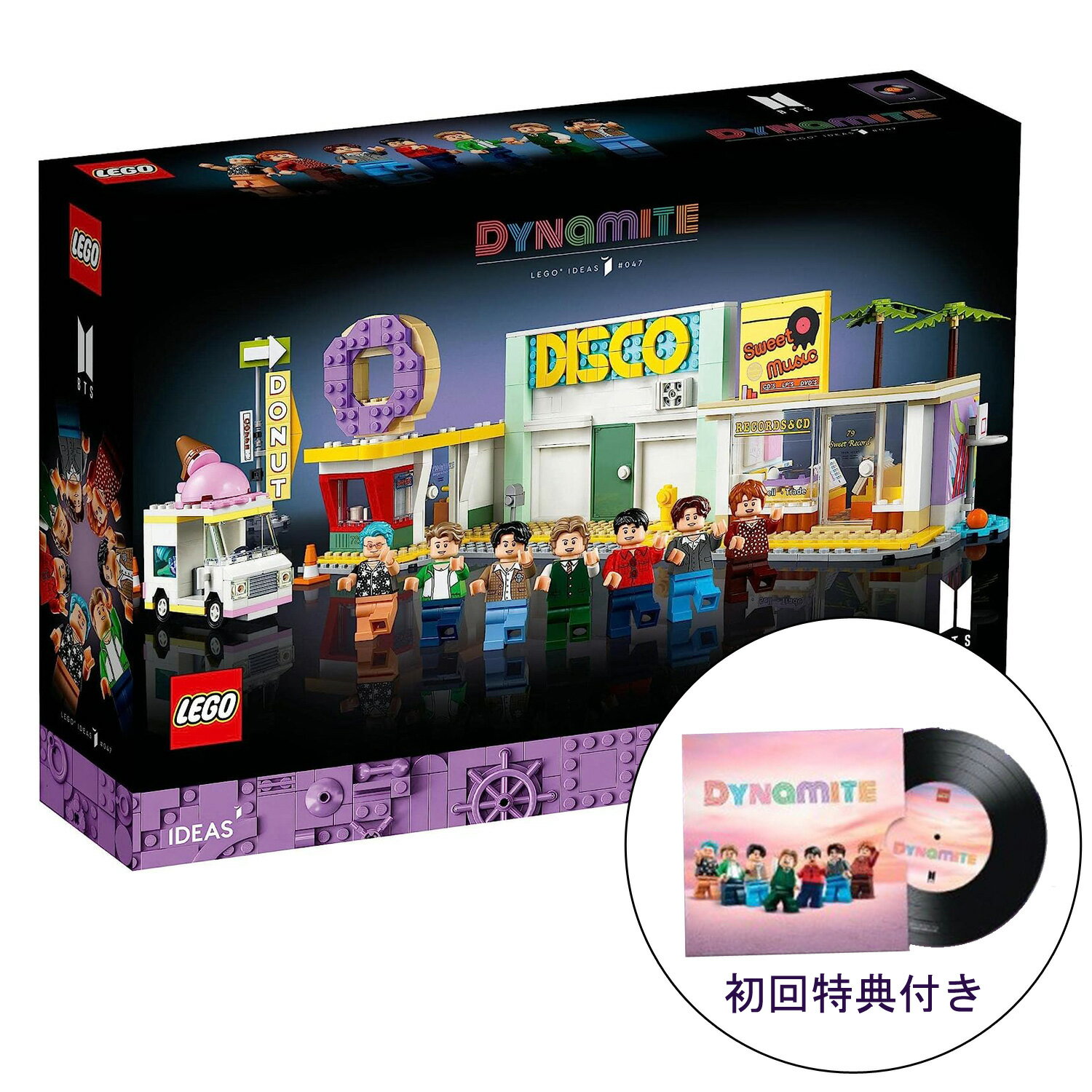 【正規品 数量限定】レゴ(LEGO) 21339 【送料無料】アイデア BTS Dynamite ダイナマイト 21339【限定：ポストカード＆ステッカー付】