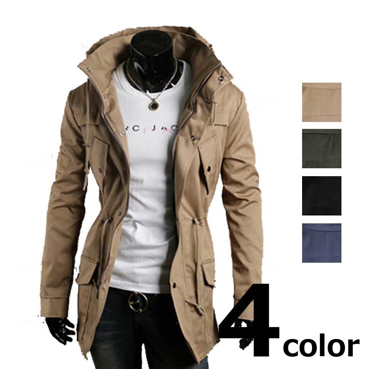 樂天商城 - ミリタリージャケット カジュアル メンズ 秋春 4color M-3XL