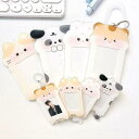 アクリル トレカ ケース アニマル 動物 かわいい 推し活 キーホルダー チェキ フォト ペンミ アイドル 収納 ホルダー コレクト 防湿 カード入れ パス 犬 猫 うさぎ