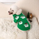 犬 服 ペット セーター ニット クリスマス サンタ かわいい おもしろ ピンク 緑 コスプレ 小型犬 お揃い 散歩 暖かい おしゃれ 防寒 着せやすい 秋 冬